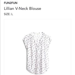 Fun to Fun v neck blouse